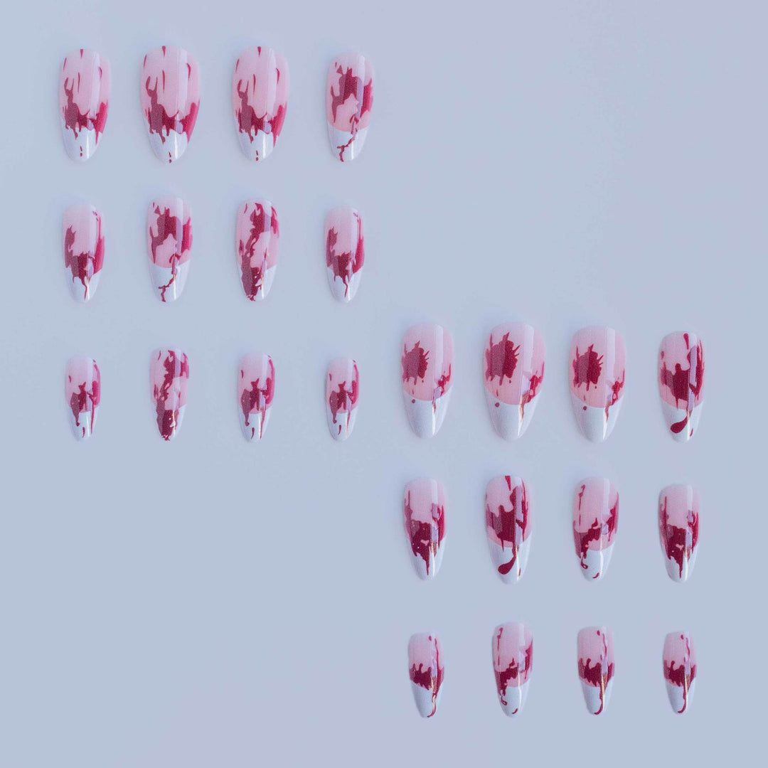 Artistic Blood Drip Nail Art Set