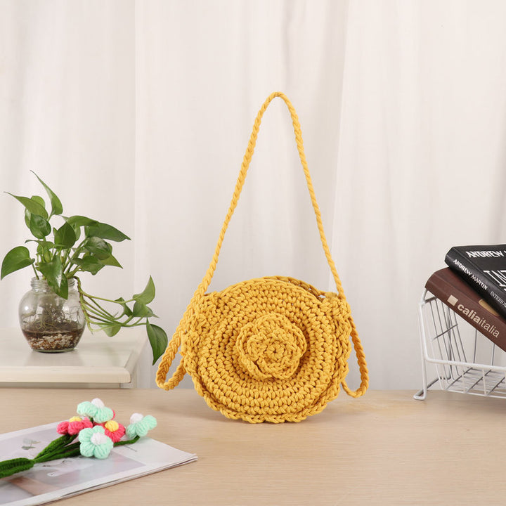 Handmade Crossbody Bag In Unique Floral Pattern Stornfield