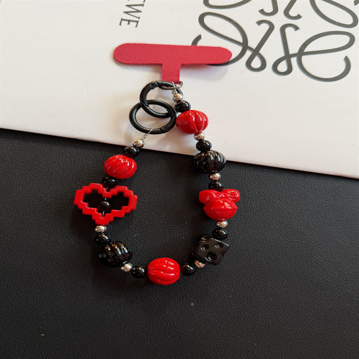 Decorative Beaded Charm Keychain Stornfield 1790135885