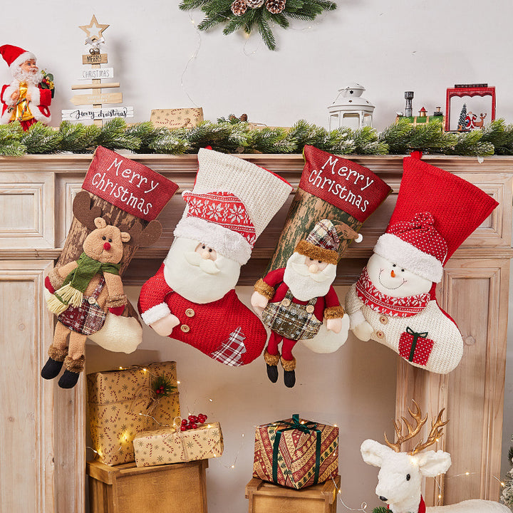 Festive Christmas stocking with nostalgic design Stornfield
