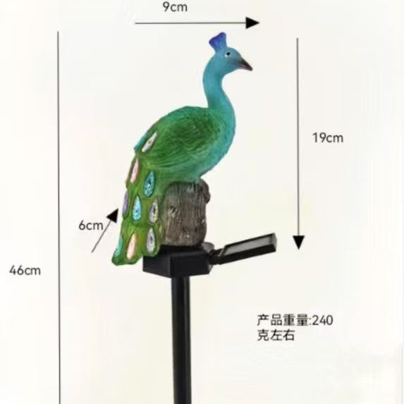 Whimsical Solar-Powered Squirrel Garden Stake Light With Integrated Solar Panel And Warm LED Glow Stornfield