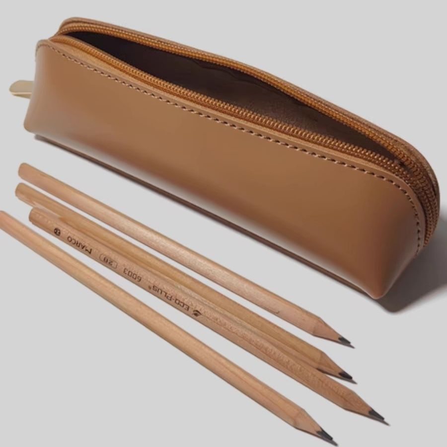 Sleek Leather Pencil Case Stornfield