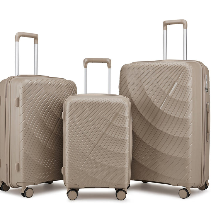 Unisex Premium Textured Hard Shell Luggage Set Stornfield