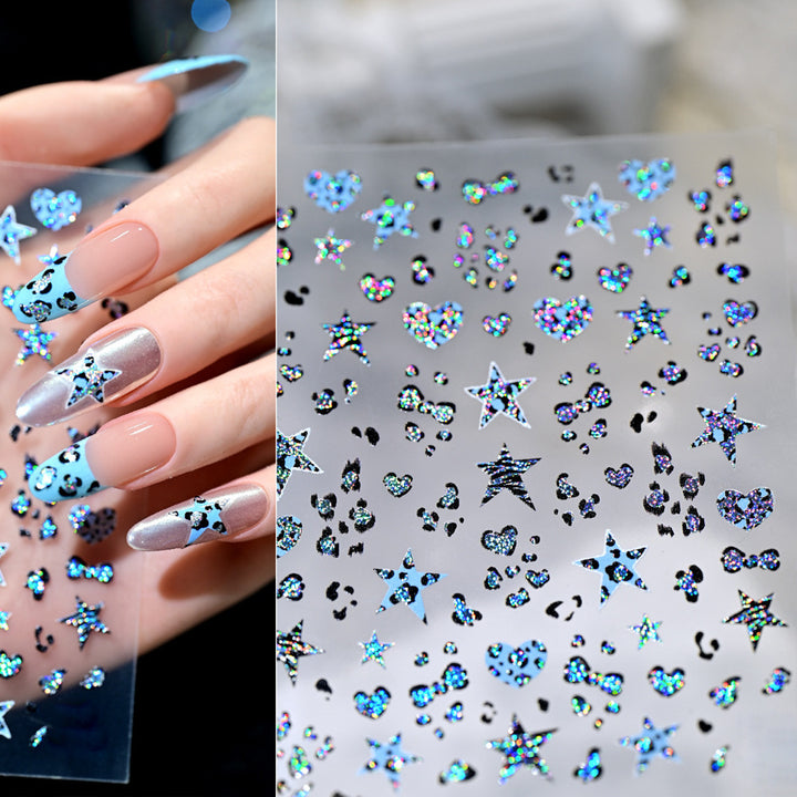 Sparkling Nail Art Stickers Set