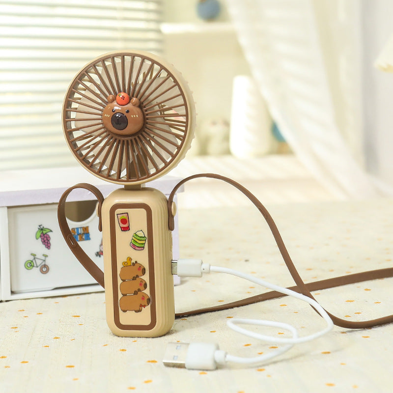 Women's Portable Mini Hand Fan with Cute Animal Design Stornfield