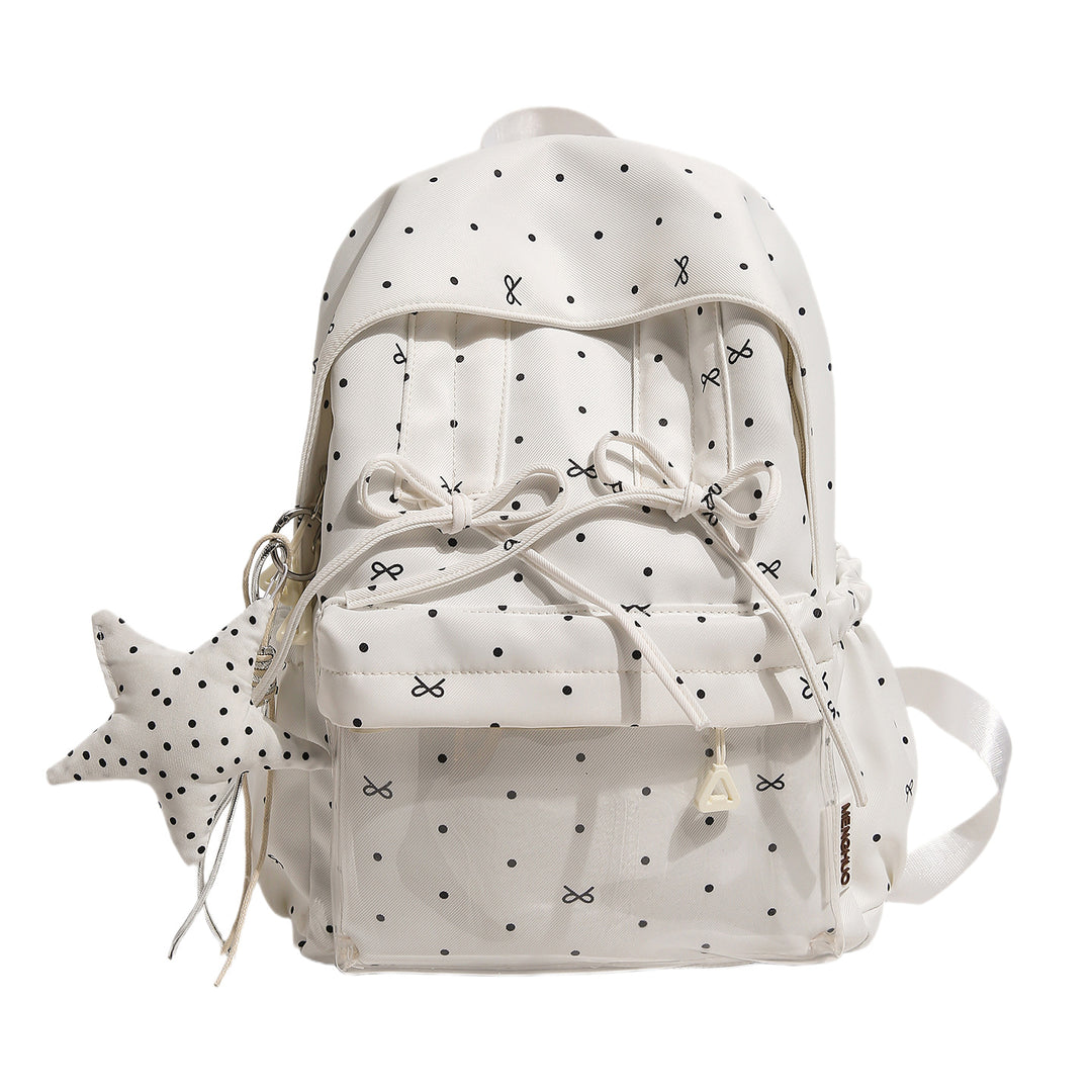 Stylish Polka Dot Pattern Backpack Stornfield