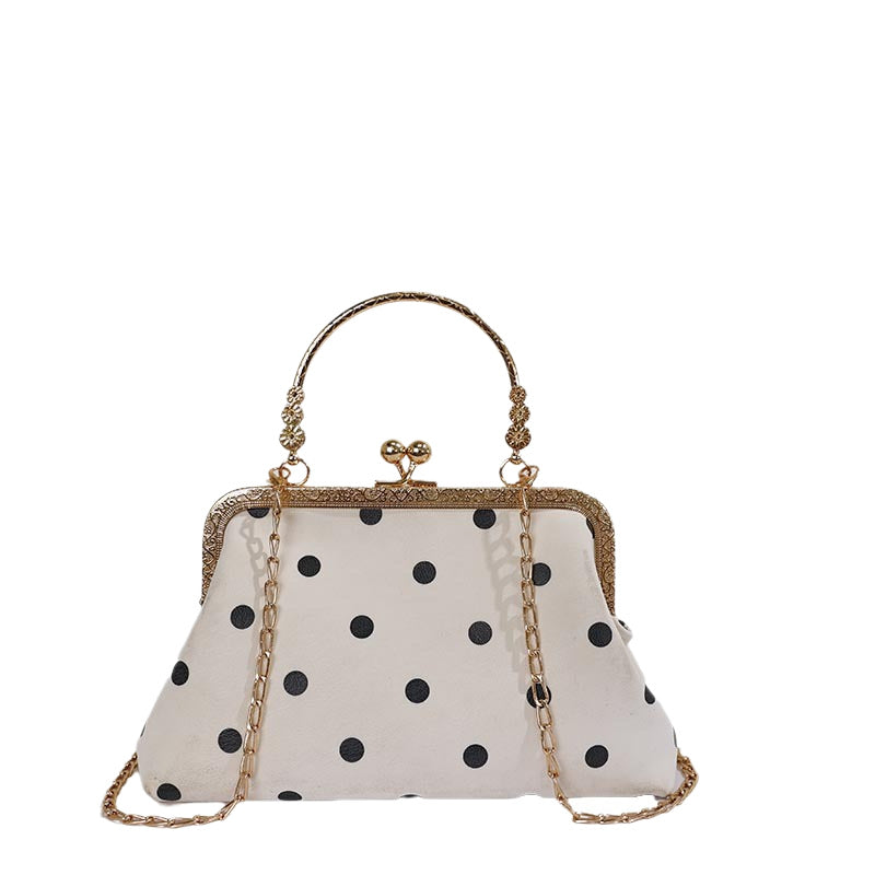 Vintage Polka Dot Handbag