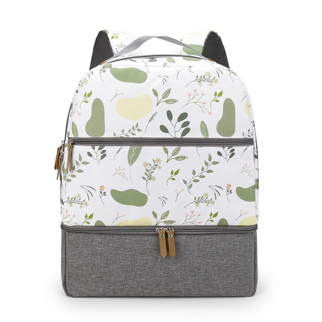 Backpack with Floral Pattern and Separate Compartment Stornfield