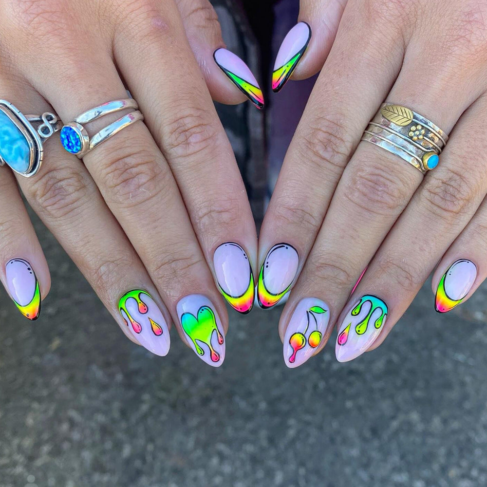 Artistic Abstract Nail Art Stornfield