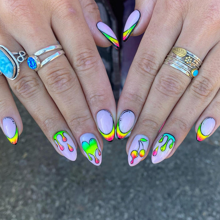 Artistic Abstract Nail Art Stornfield