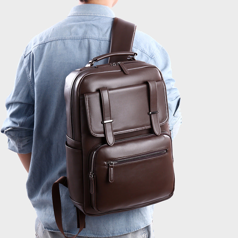 Leather Laptop Backpack Stornfield