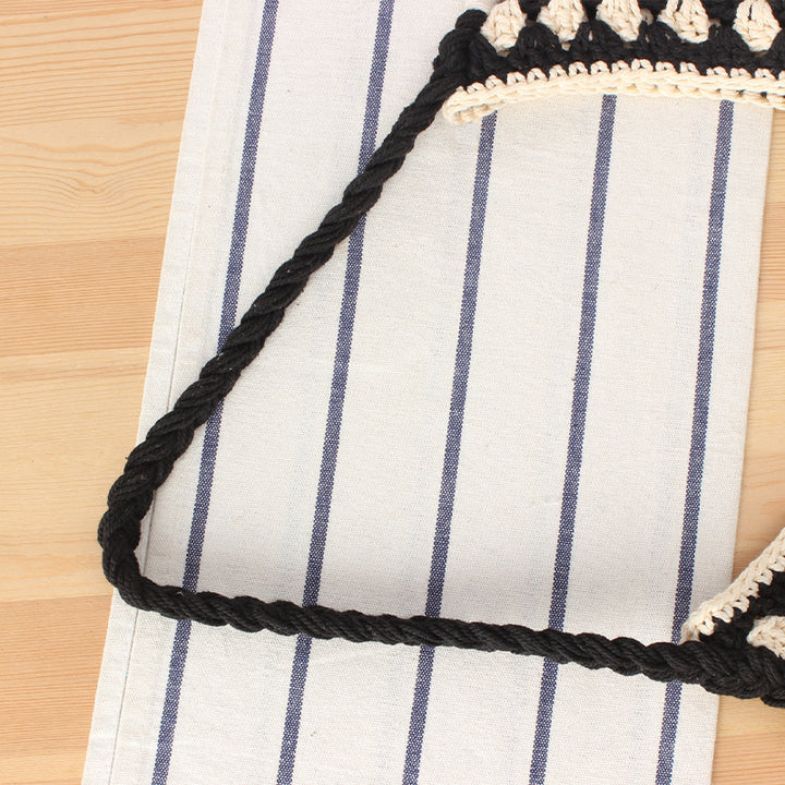 Handcrafted macramé shoulder bag with unique pattern Stornfield