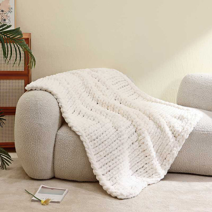 Cozy Knit Throw Blanket