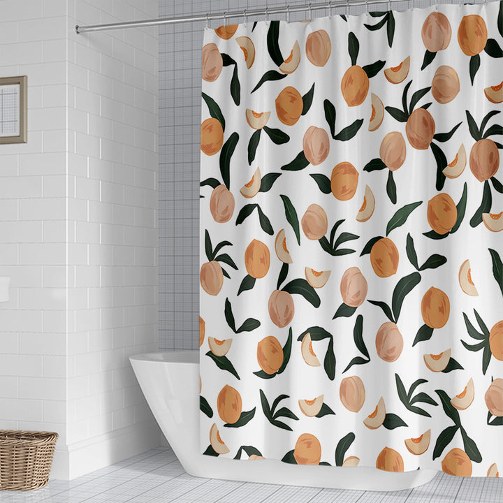 Colorful Citrus Print Shower Curtain Stornfield
