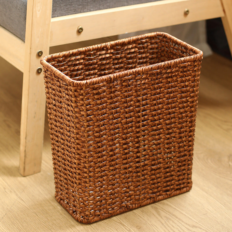 Unisex Rectangular Storage Basket made of handwoven material Stornfield