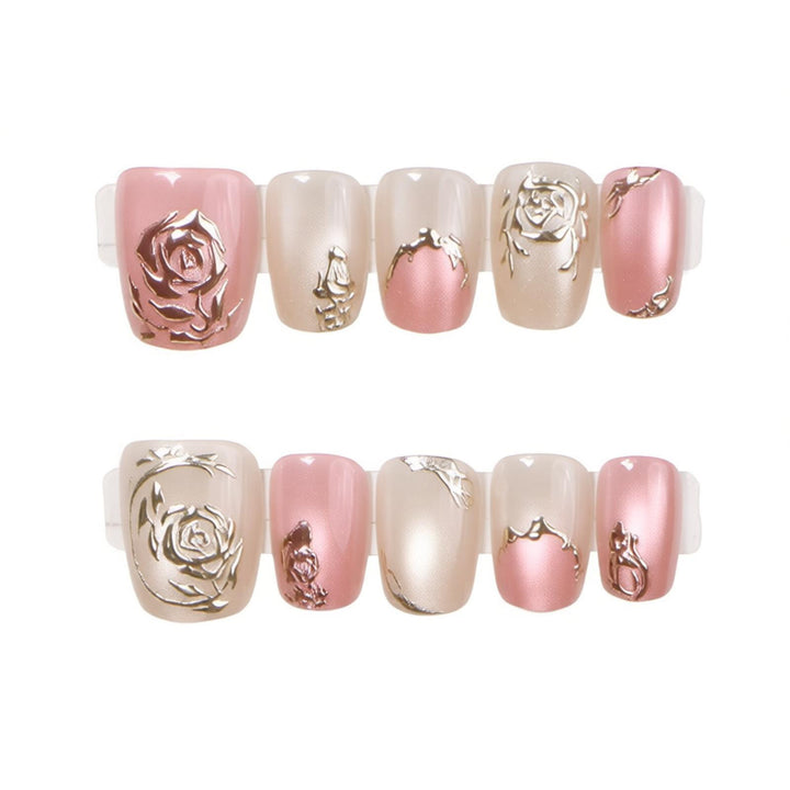 Premium Thematic Press-On Nail Set Stornfield