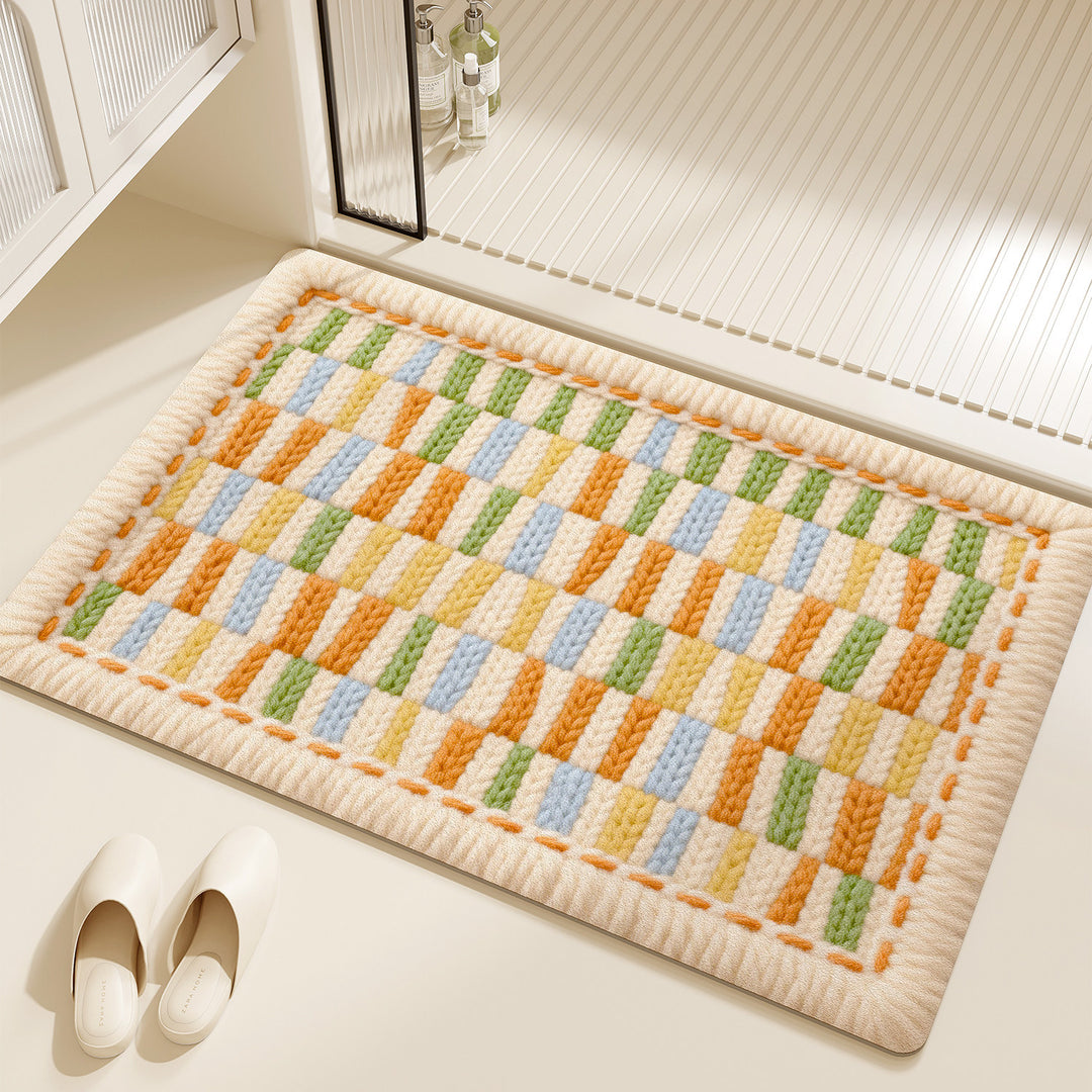 Colorful Geometric Kitchen Mat