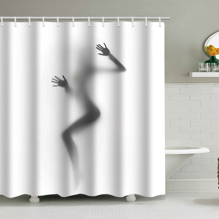 Artistic Silhouette Shower Curtain Stornfield