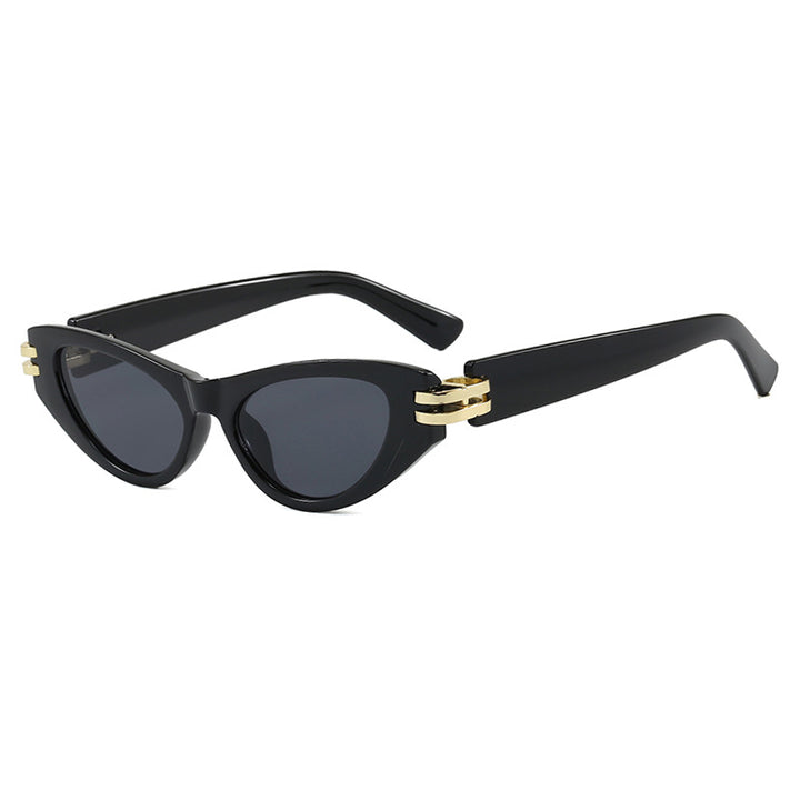 Ladies Cat-Eye Sunglasses with Luxurious Accents Stornfield