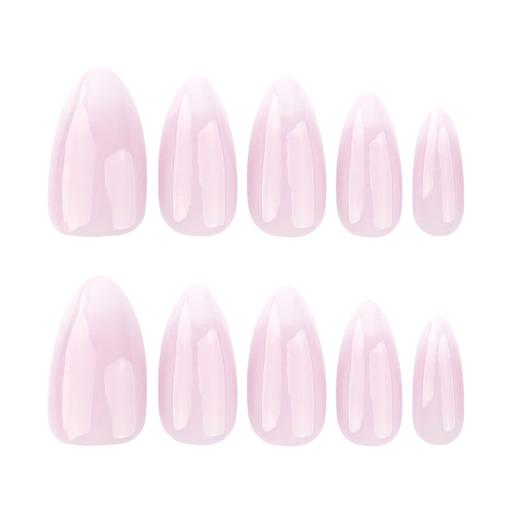 Elegant artificial nails with gentle ombre effect Stornfield