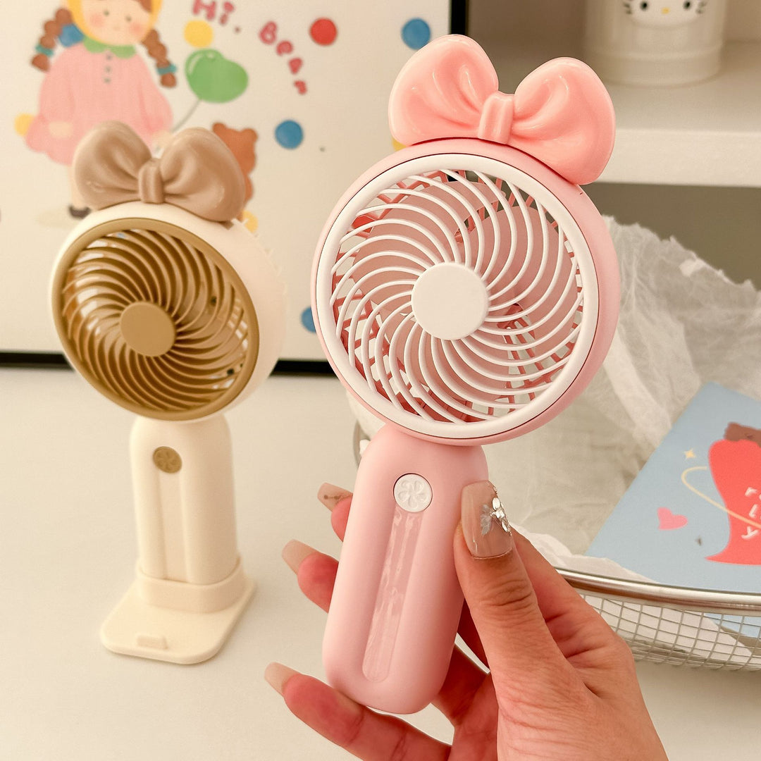 Unisex Handheld Fan in Playful Bunny Design Stornfield