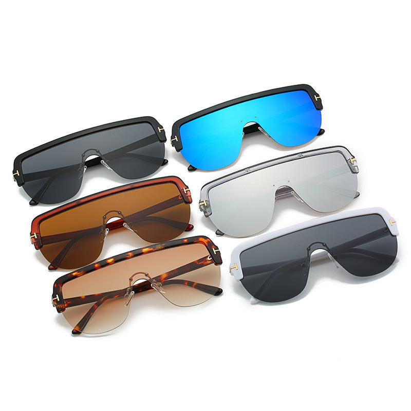 Contemporary Full-Frame Shield Sunglasses Stornfield