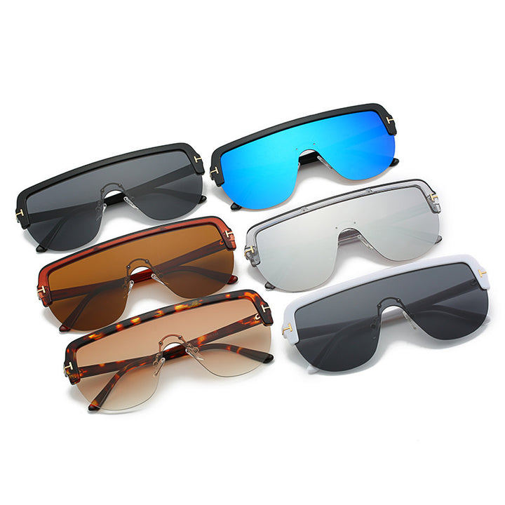 Contemporary Full-Frame Shield Sunglasses Stornfield