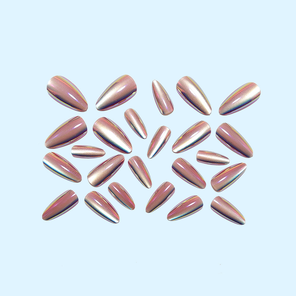 High-gloss artificial nails with elegant gradient Stornfield