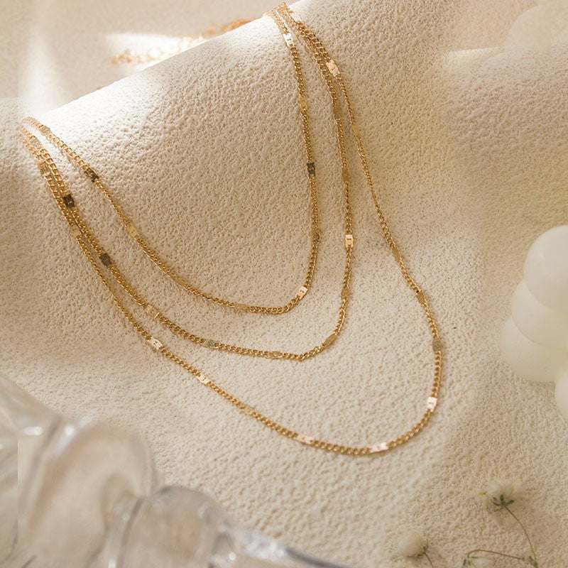 Layered Sleek Chain Necklace Stornfield