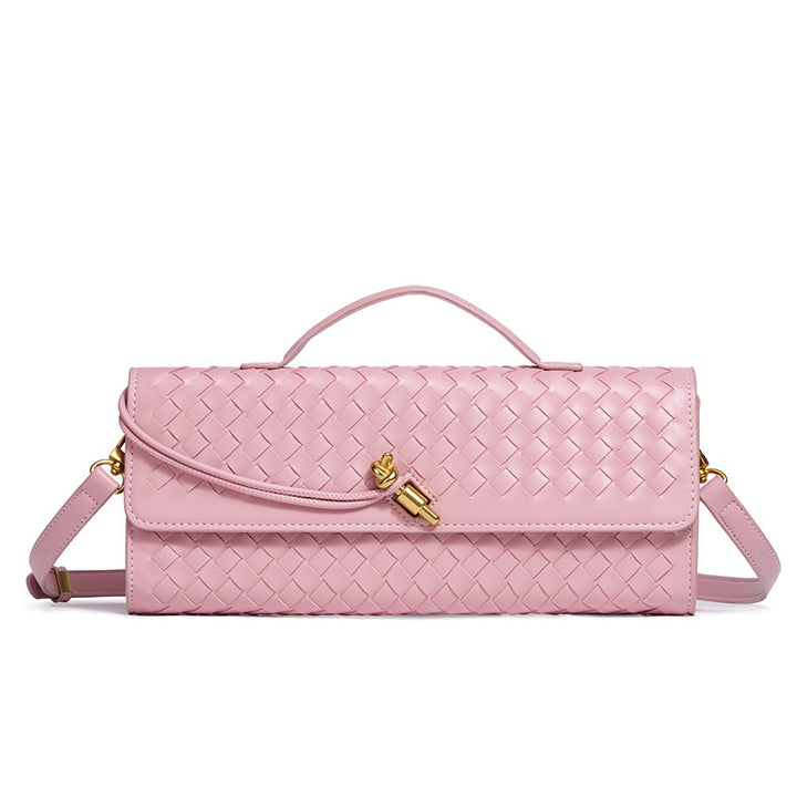 Woven Leather Clutch Stornfield