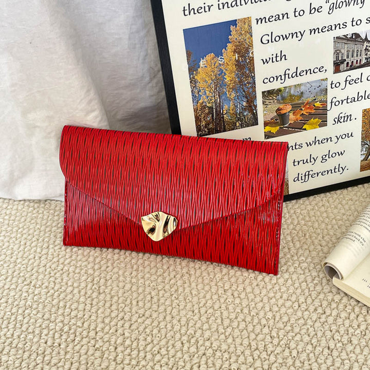 Elegant Patent Leather Evening Clutch