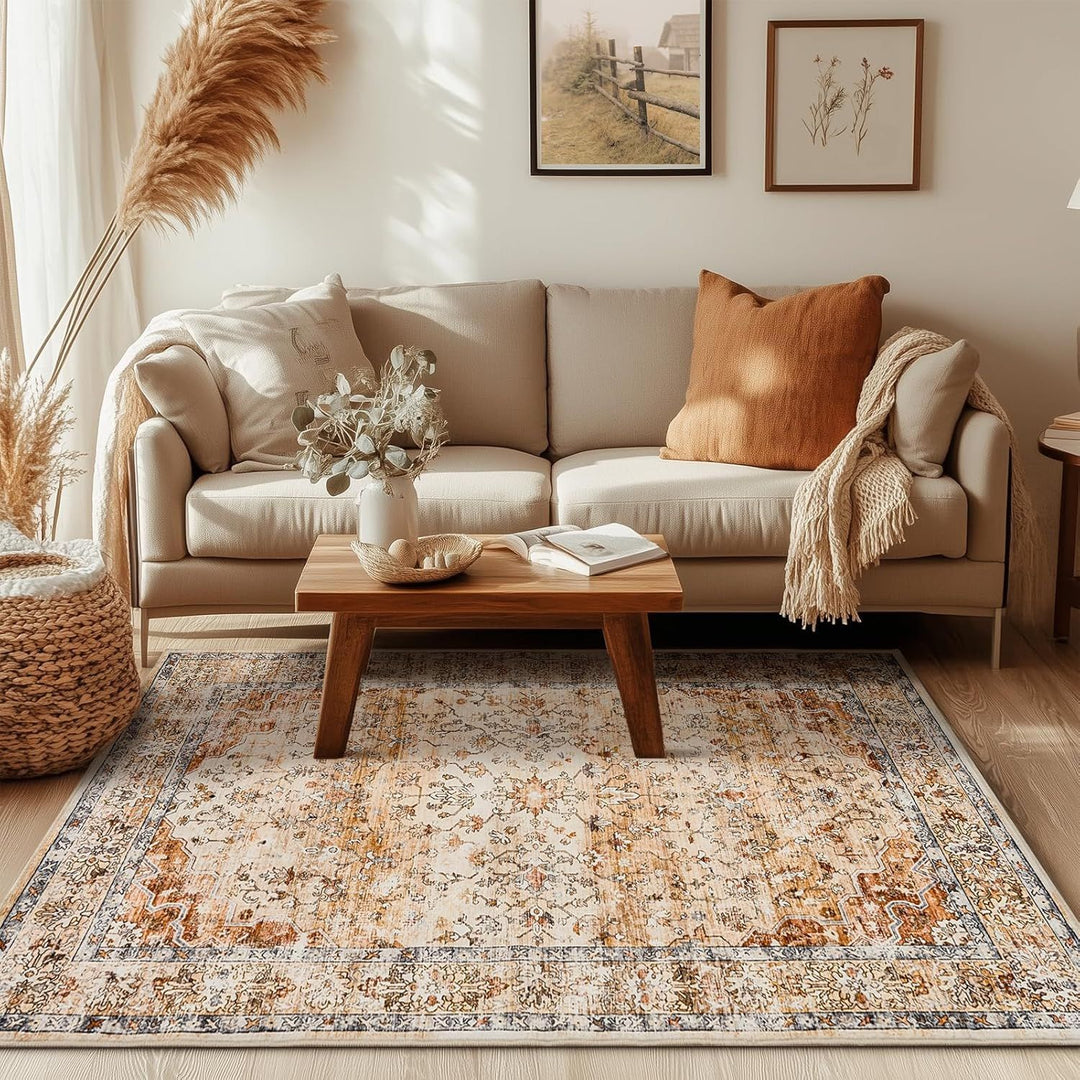 Vintage Flower Design Carpet
