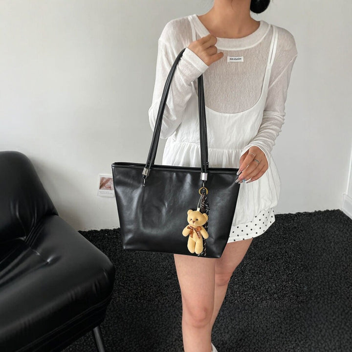 Versatile Everyday Vegan Leather Tote