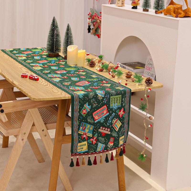 Festive table runner Stornfield