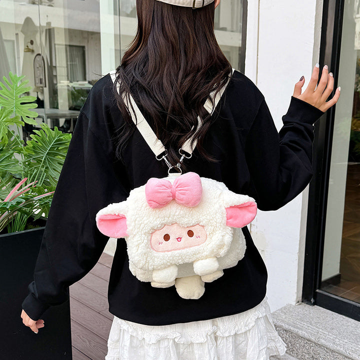 Plush backpack with animal character design Stornfield
