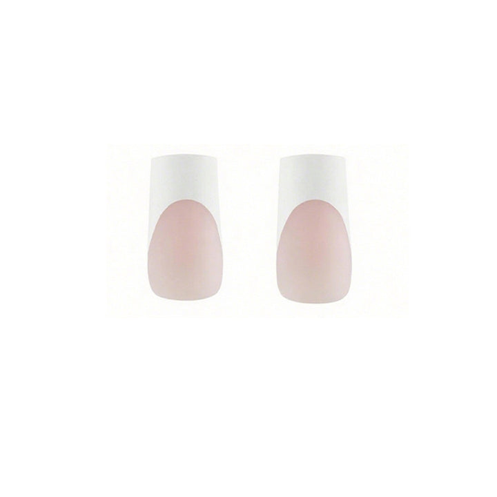 Modern French Tip Press-On Nails Stornfield