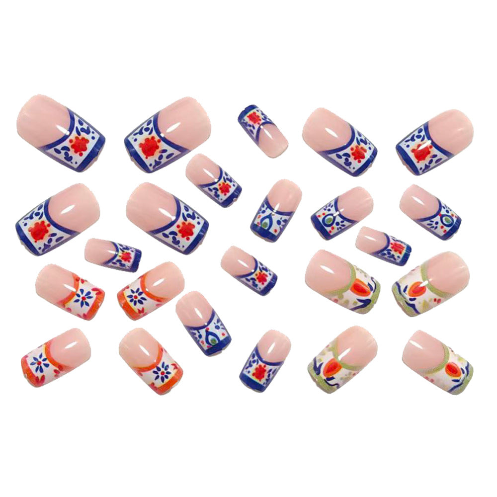 Artificial Nails in Elegant Floral Designs Stornfield