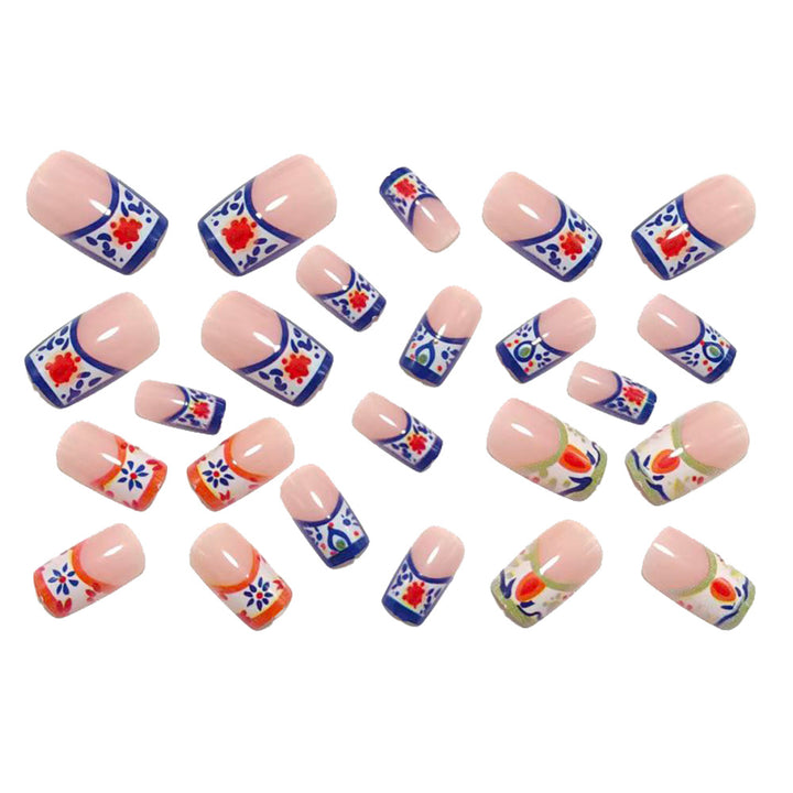 Artificial Nails in Elegant Floral Designs Stornfield