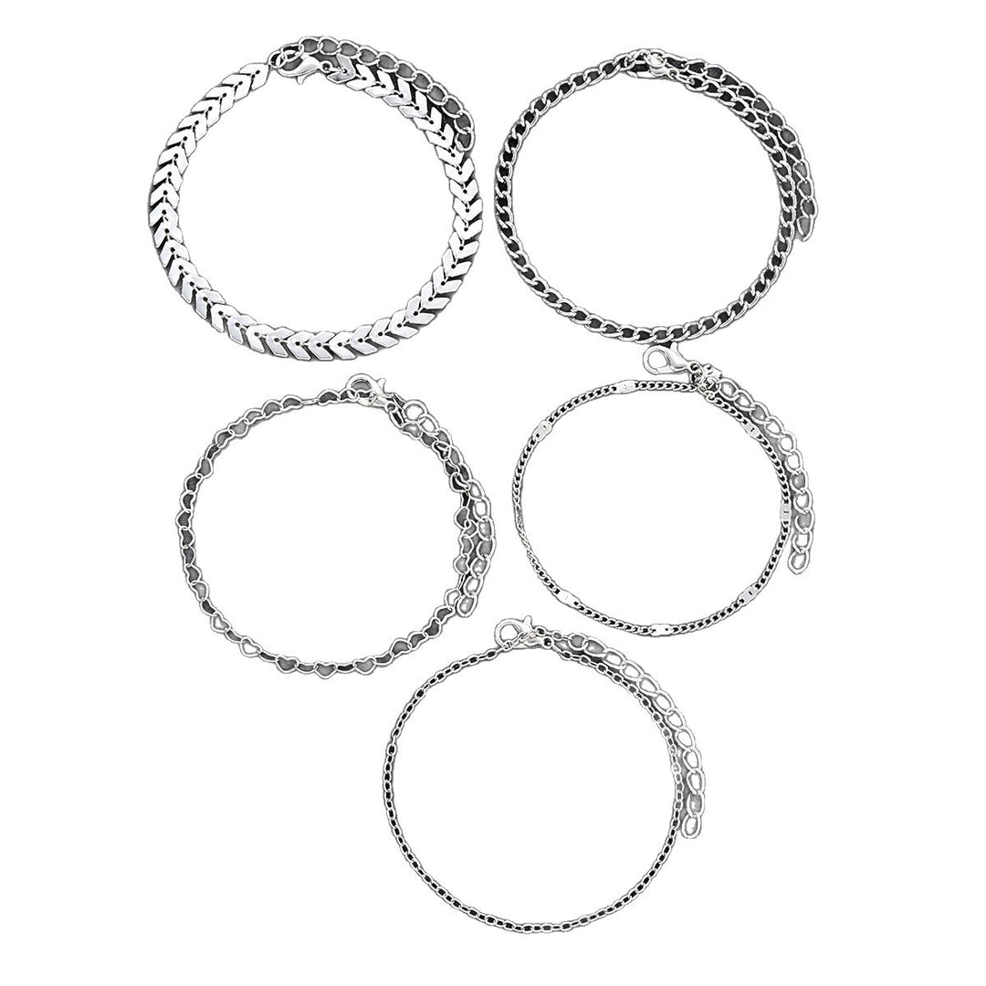 Multi-Layered Chain Bracelet Set Stornfield