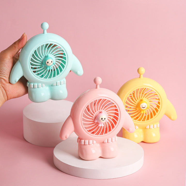 Unisex Fun Hand Fan in Creative Robot Design Stornfield