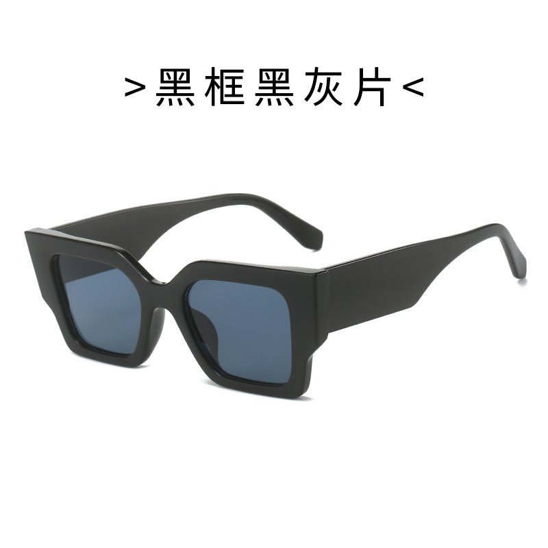 Ladies fashionable square sunglasses with wide frame and UV protection Stornfield