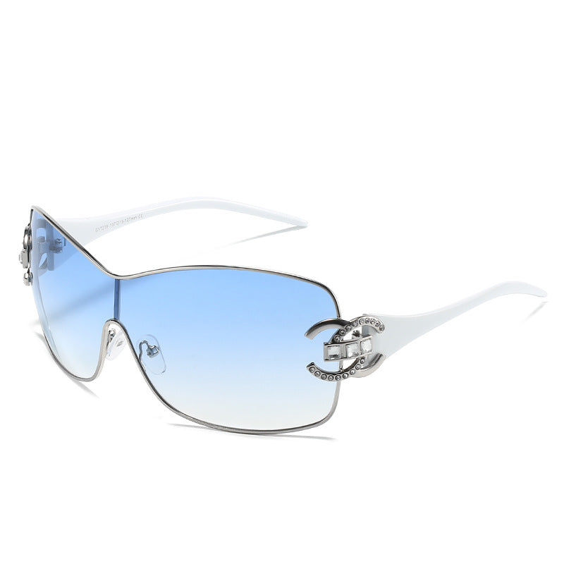 Fashionable Oversized Shield Sunglasses Stornfield
