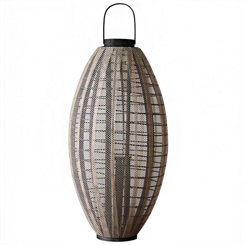 Elegant lantern with metal grid Stornfield