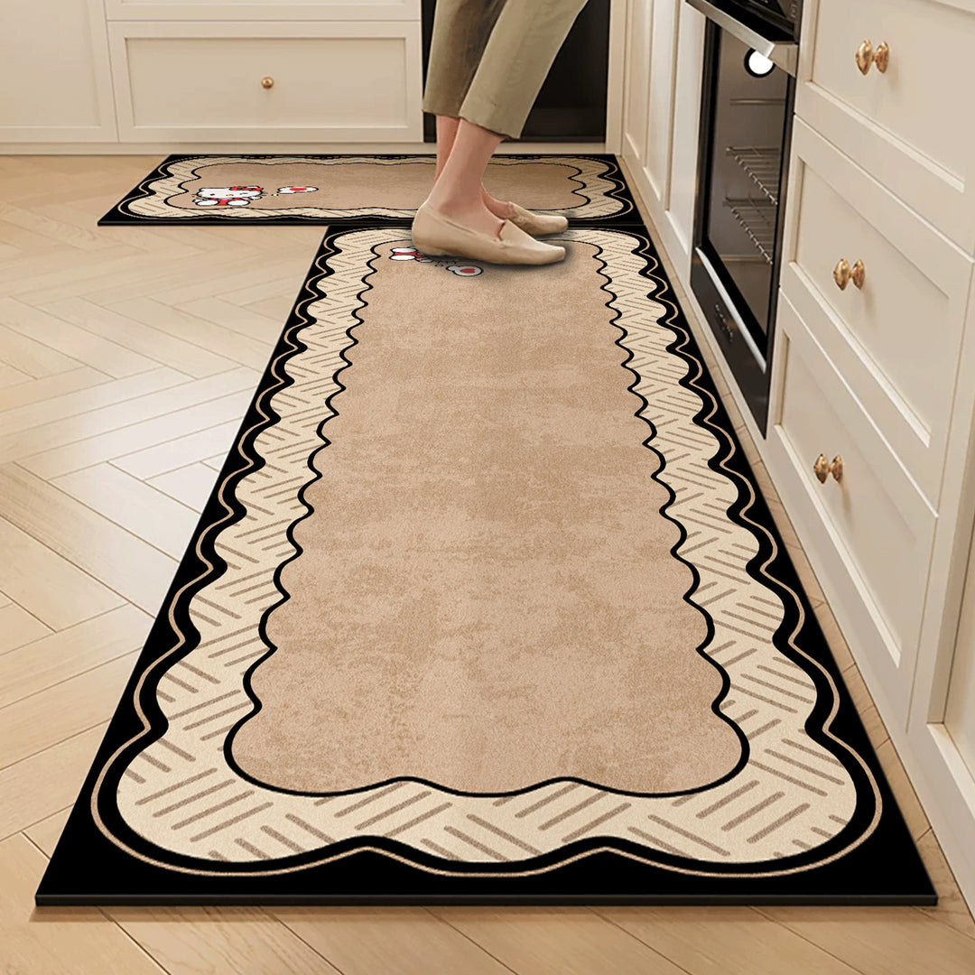 Cute Dog-Themed Kitchen Runner Mat