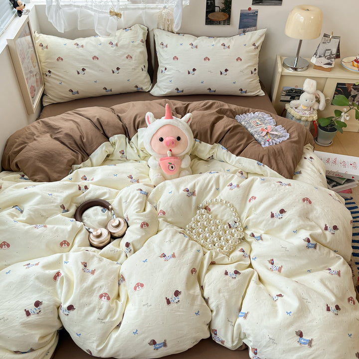 Floral Patterned Comforter Set