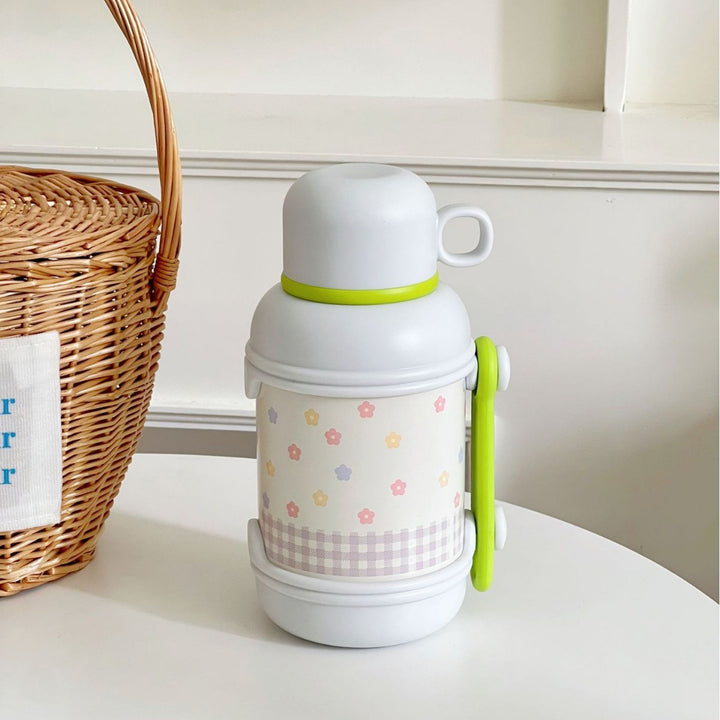 Ladies Insulated Floral Pattern Thermos Bottle Stornfield