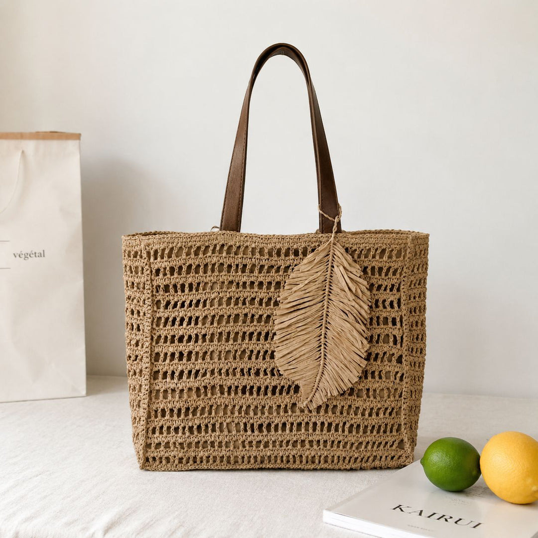 Handcrafted Beach Bag Made from Natural Materials Stornfield