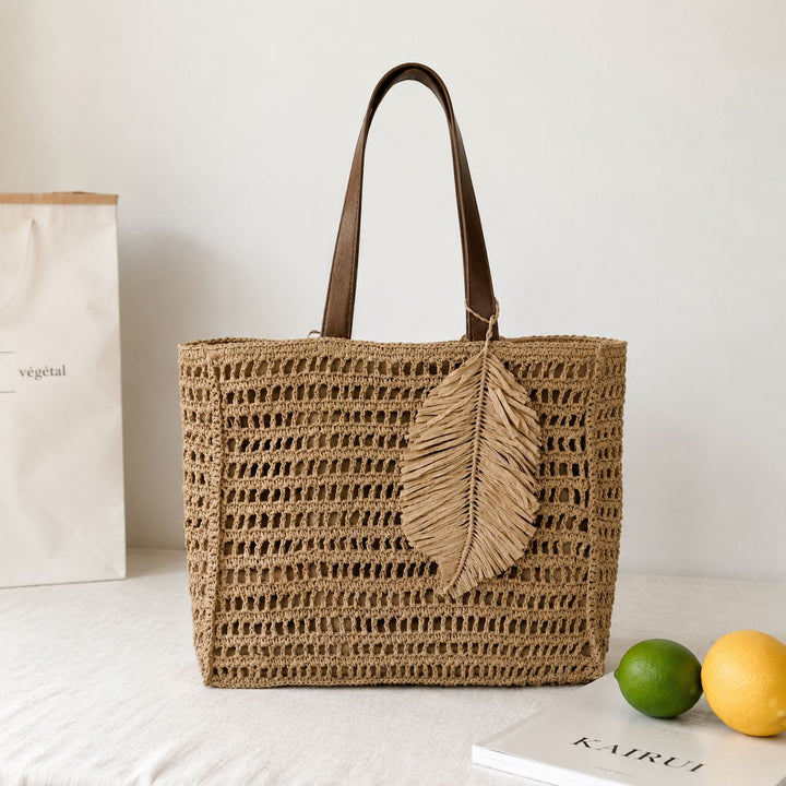 Handcrafted Beach Bag Made from Natural Materials Stornfield