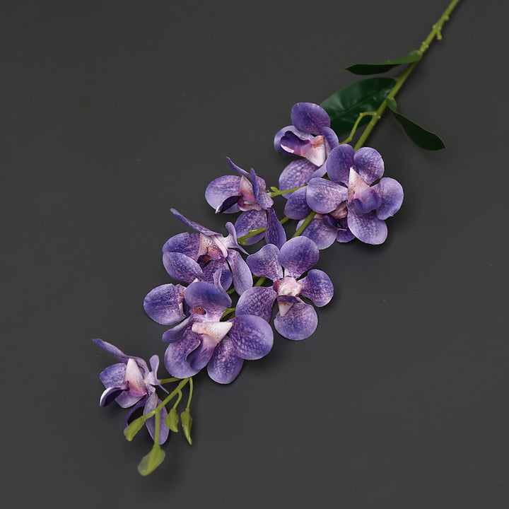 Elegant Faux Orchid Stem for Home Decor Display