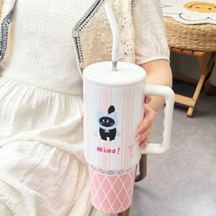 Women's thermos cup with cheerful vegetable design Stornfield